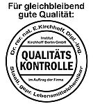 Für gleichbleibend gute Qualität: Institut Kirchhoff Berlin GmbH Für gleichbleibend gute Qualität: Institut Kirchhoff Berlin GmbH